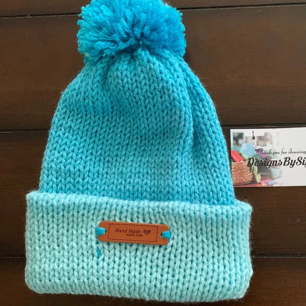 New Hand Knitted Beanie Hat